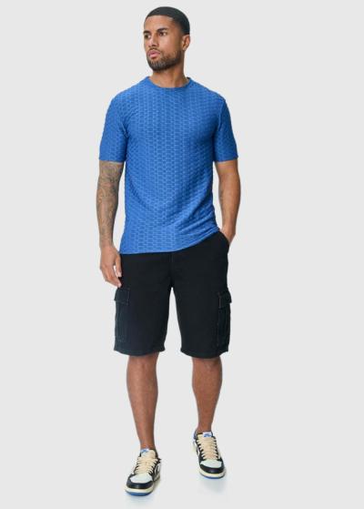 Teófilo zils vīriešu t-krekls - back