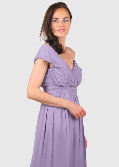 Rubina gaiši violeta gara vakarkleita - back