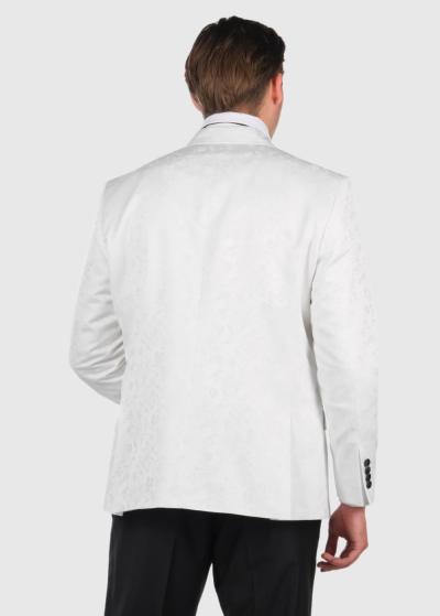 Akay balta vīriešu žakete - back