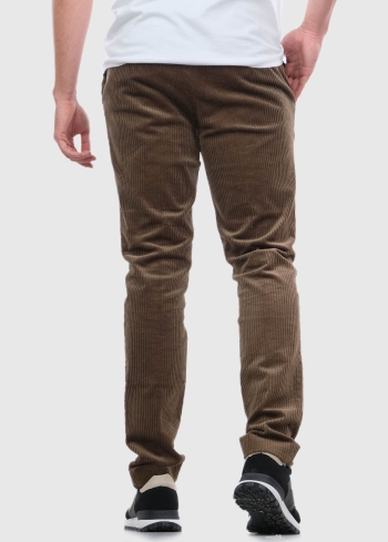 Marzio brūnas vīriešu bikses - back