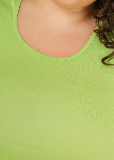 Ada Lielo izmēru gaiši zaļš t-krekls - back