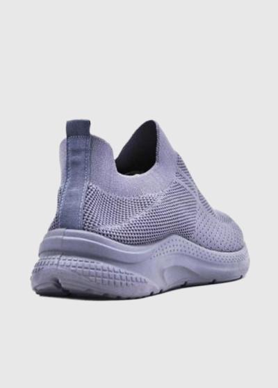 Alder tumši pelēki vīriešu tekstila apavi - back