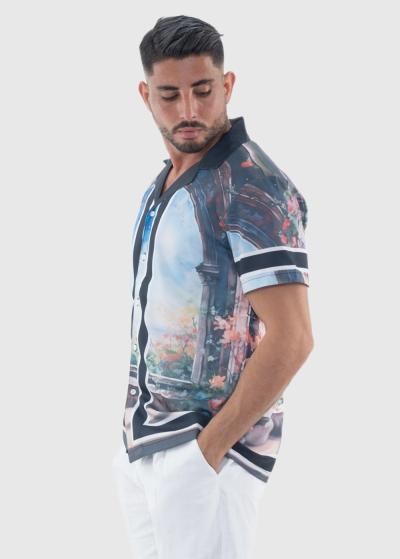 Alakai vīriešu krekls ar rakstu  - back