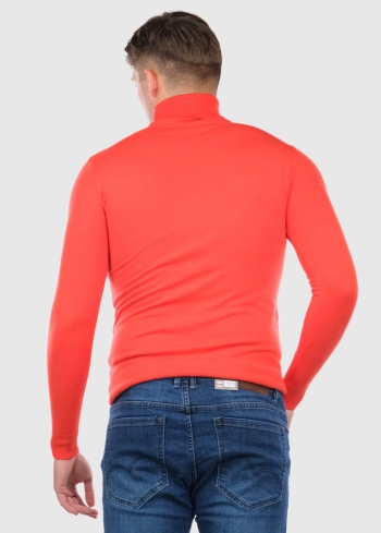 Sergio oranža vīriešu bītlene - back