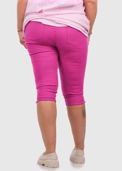 Ginevra Lielo izmēru rozā saīsinātas bikses - back