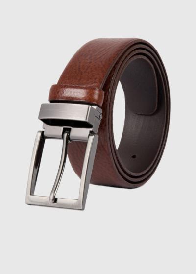 Brūna vīriešu josta - back