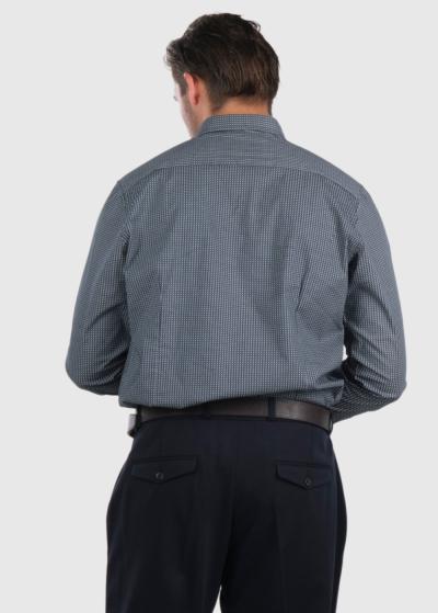 Aidos vīriešu krekls ar garām piedurknēm - back