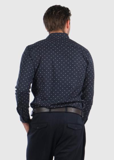 Atsu vīriešu krekls ar rakstu  - back