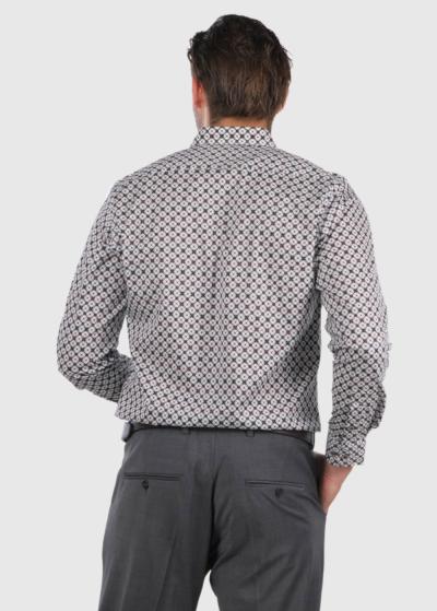 Amrit vīriešu krekls ar garām piedurknēm - back