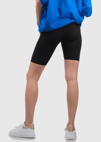 Alora melni pieguļoši šorti - back