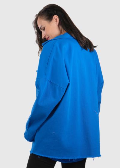 Aysu zila džinsa jaka - back