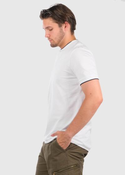 Arlando balts polo krekls - back