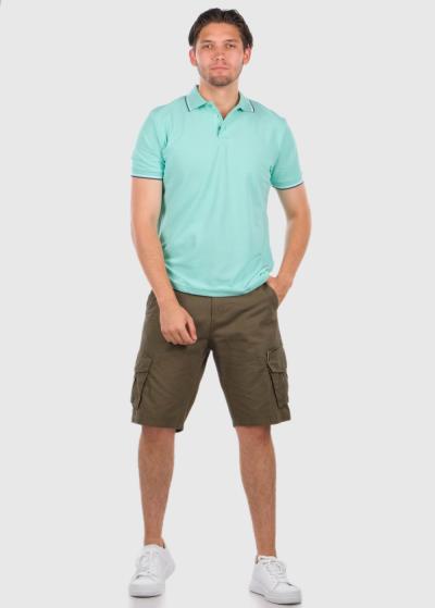 Narciso piparmētru vīriešu polo krekls - back