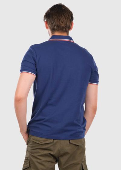 Narciso tumši zils vīriešu polo krekls - back