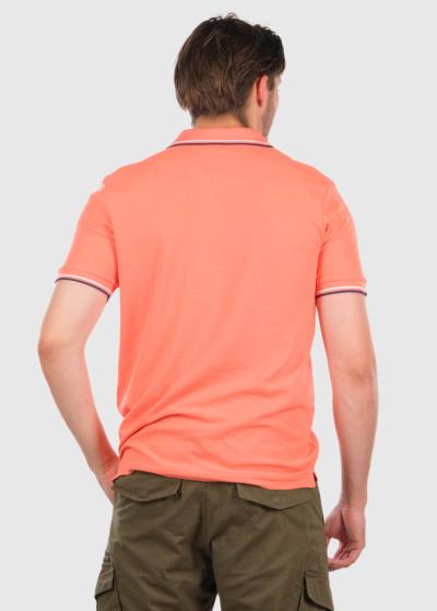 Narciso oranžs vīriešu polo krekls - back