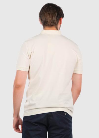 Aleman bēšs polo krekls - back