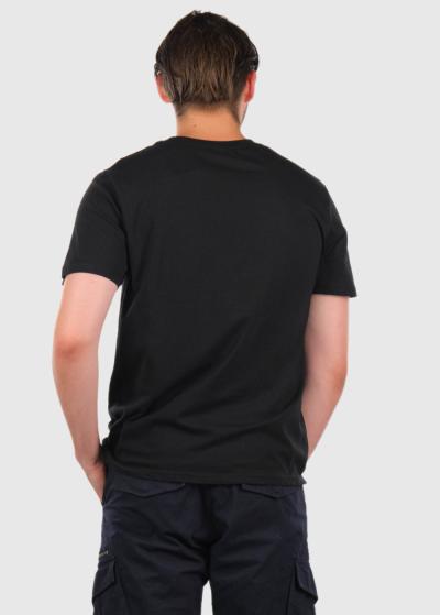 Arland melns vīriešu t-krekls ar rakstu - back