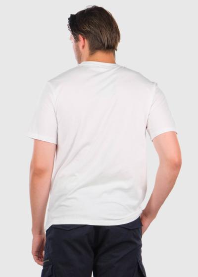 Alin balts t-krekls ar rakstu - back