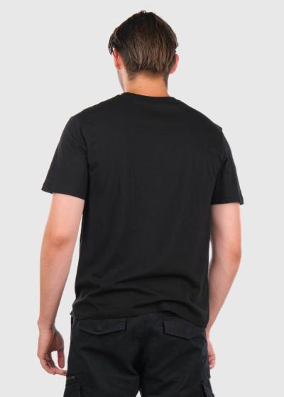Almas melns t-krekls ar rakstu - back