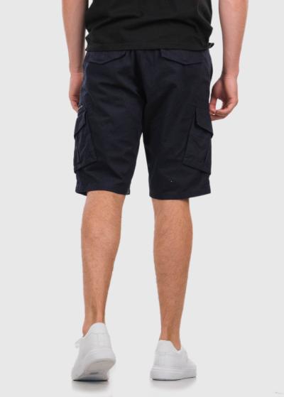 Asgeir tumši zili šorti ar kargo tipa kabatu - back