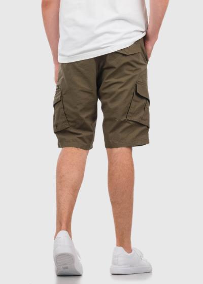 Asgeir haki šorti ar kargo tipa kabatu - back