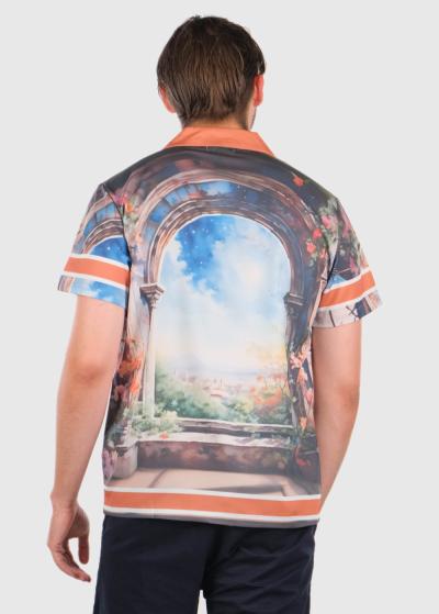 Alakai vīriešu krekls ar rakstu  - back