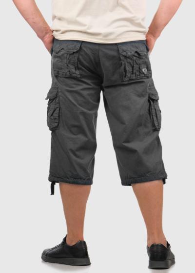 Arrow Lielo izmēru tumši pelēki šorti ar kargo tipa kabatu - back