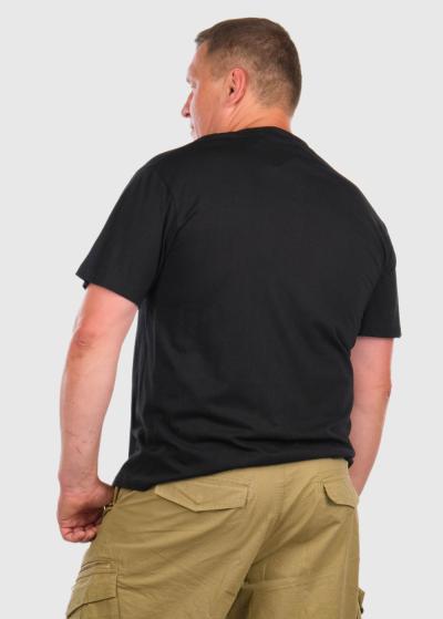 Batel Lielo Izmēru melns t-krekls ar uzrakstiem  - back