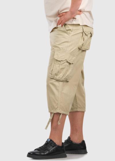 Arrow Lielo izmēru bēši šorti ar kargo tipa kabatu - back