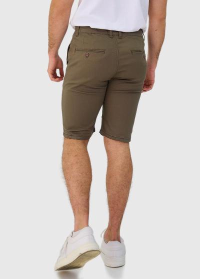 Haki vīriešu šorti ar kabatām - back