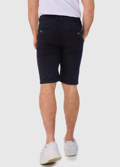 Melni vīriešu šorti ar kabatām - back