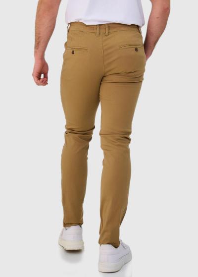 Gaiši brūnas vīriešu bikses - back