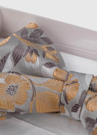 Vīriešu tauriņš ar ziedu rakstu  - back