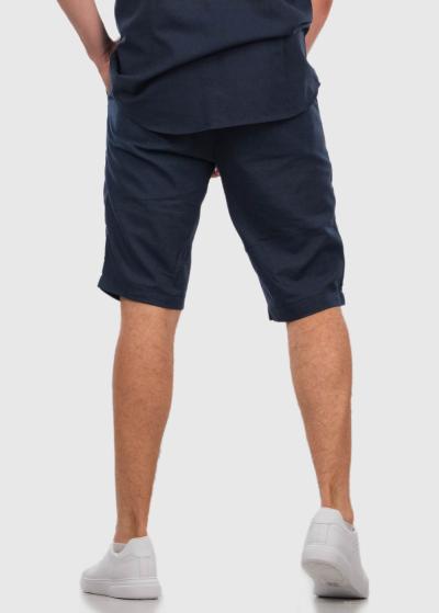 Asuman Lielo izmēru tumši zili vīriešu šorti - back