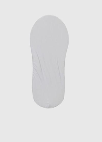 Bandana baltas sieviešu īsās zeķes - back