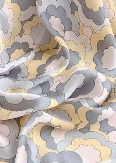 Catalina sieviešu zīda lakats ar rakstu - back