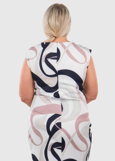 Beyza Lielo izmēru īsa vakarkleita - back