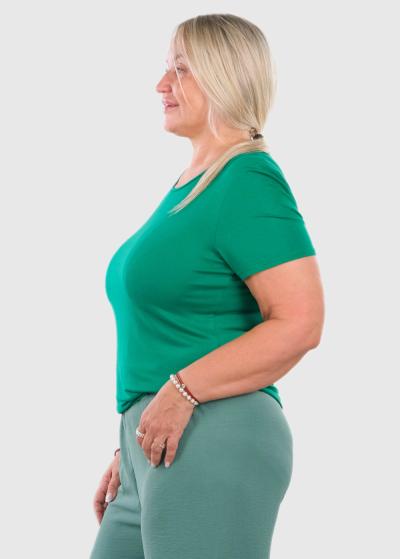 Ada Lielo izmēru zaļš t-krekls - back