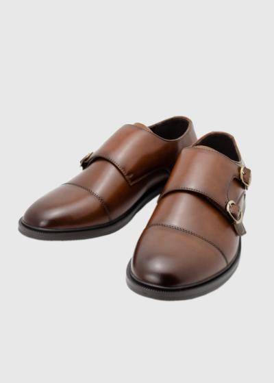 Arman brūni vīriešu apavi - back