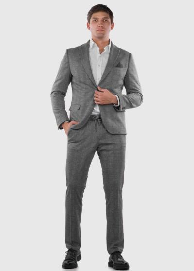 Danel tumši pelēkas vīriešu bikses - back