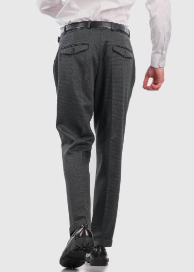 Deron tumši pelēkas vīriešu bikses - back