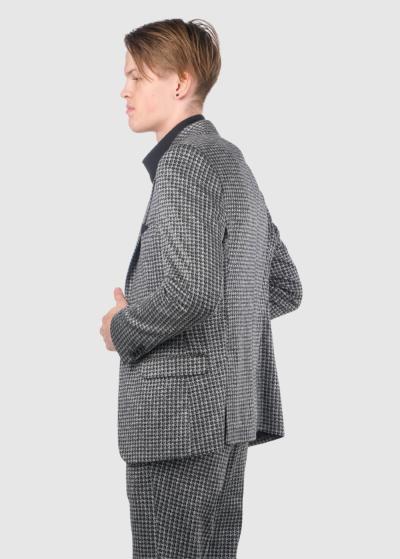 Jade tumši pelēka vīriešu žakete - back