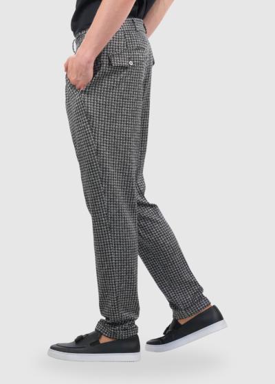 Jaden tumši pelēkas vīriešu bikses - back