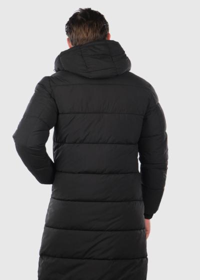 Chen melna vīriešu gara jaka - back