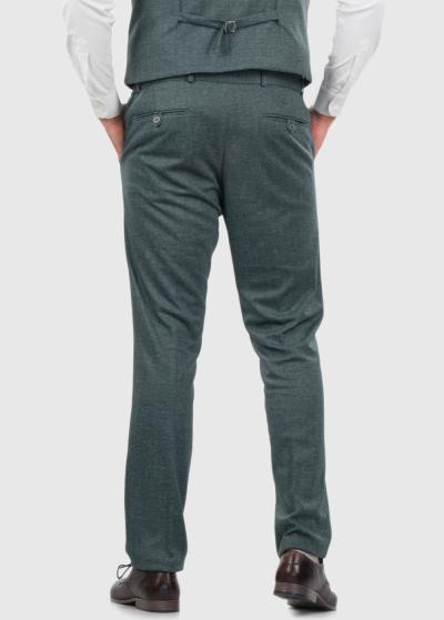 Daichi tumši zaļas vīriešu bikses - back