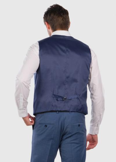 Demis zila vīriešu klasiska veste - back