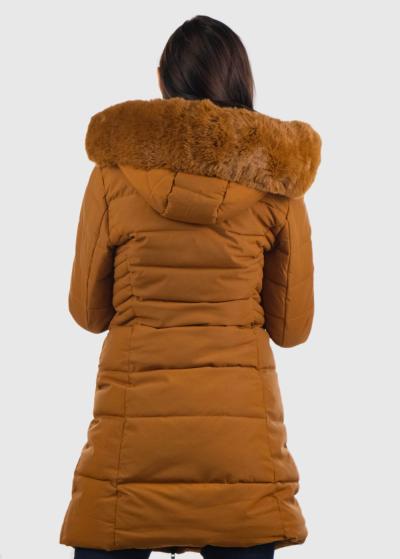 Esra brūna sieviešu jaka - back