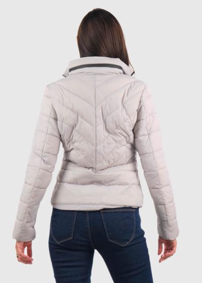 Elifnur pelēka īsa jaka - back