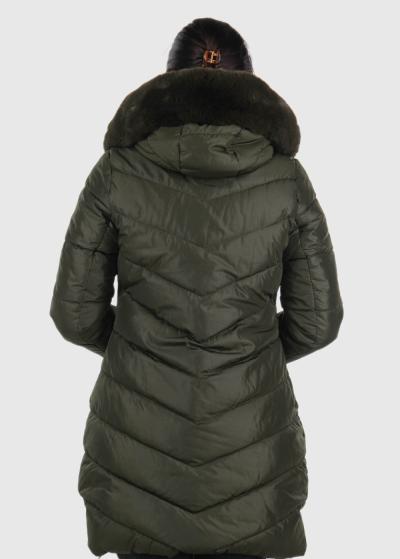 Etna tumši zaļa sieviešu jaka - back