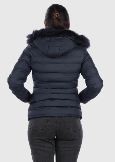 Erma tumši zila sieviešu jaka - back